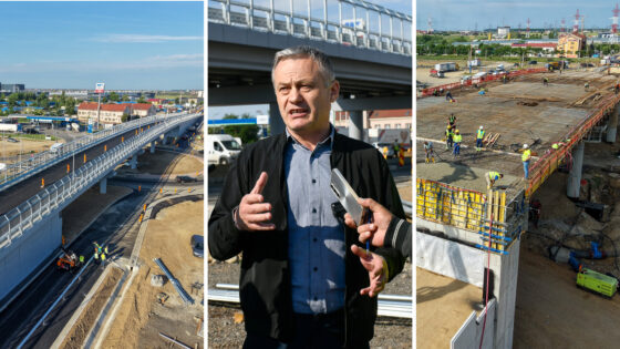 Pasajul din zona Metro, finalizat în proporție de 93%. Pasajul Tram-tren, la 55%